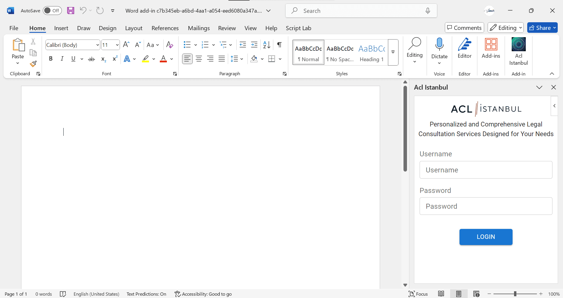 Outlook Add-in